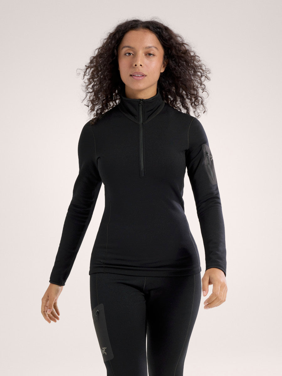 Arcteryx Womens Kyanite Baselayer Zip Neck