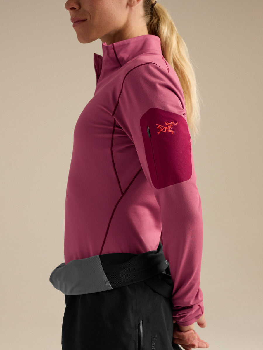 Arcteryx Womens Rho Zip Neck