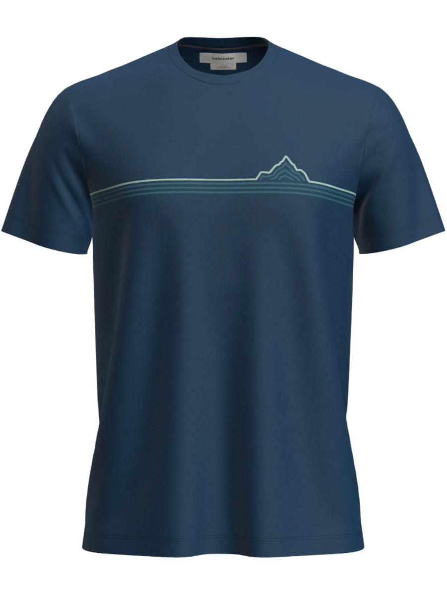 Icebreaker Merino 150 Tech Lite SS Tee Range Stripes