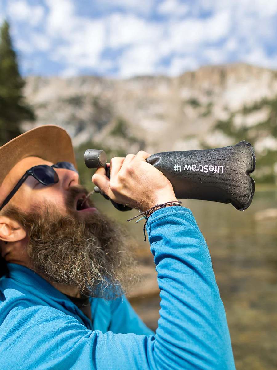 LifeStraw Peak Series Collapsible Squeeze Bottle 1L