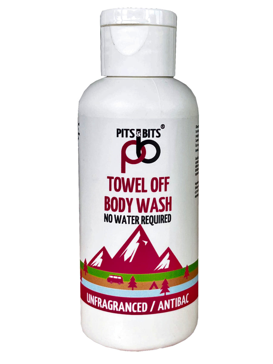 Pits And Bits Towel Off Body Wash Antibacterial 100ml