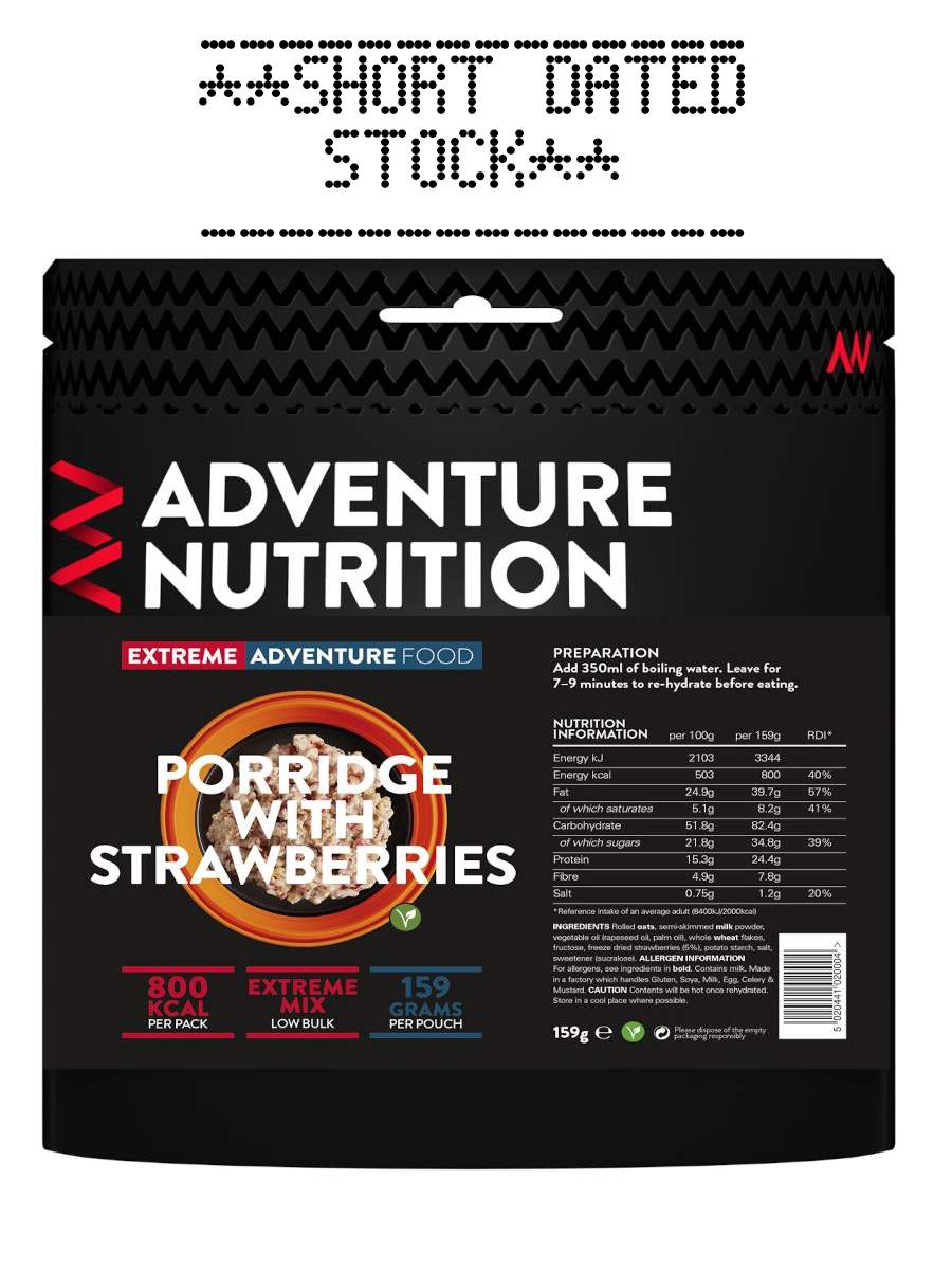 Adventure Nutrition Extreme Breakfasts 800kcal Short Expiry