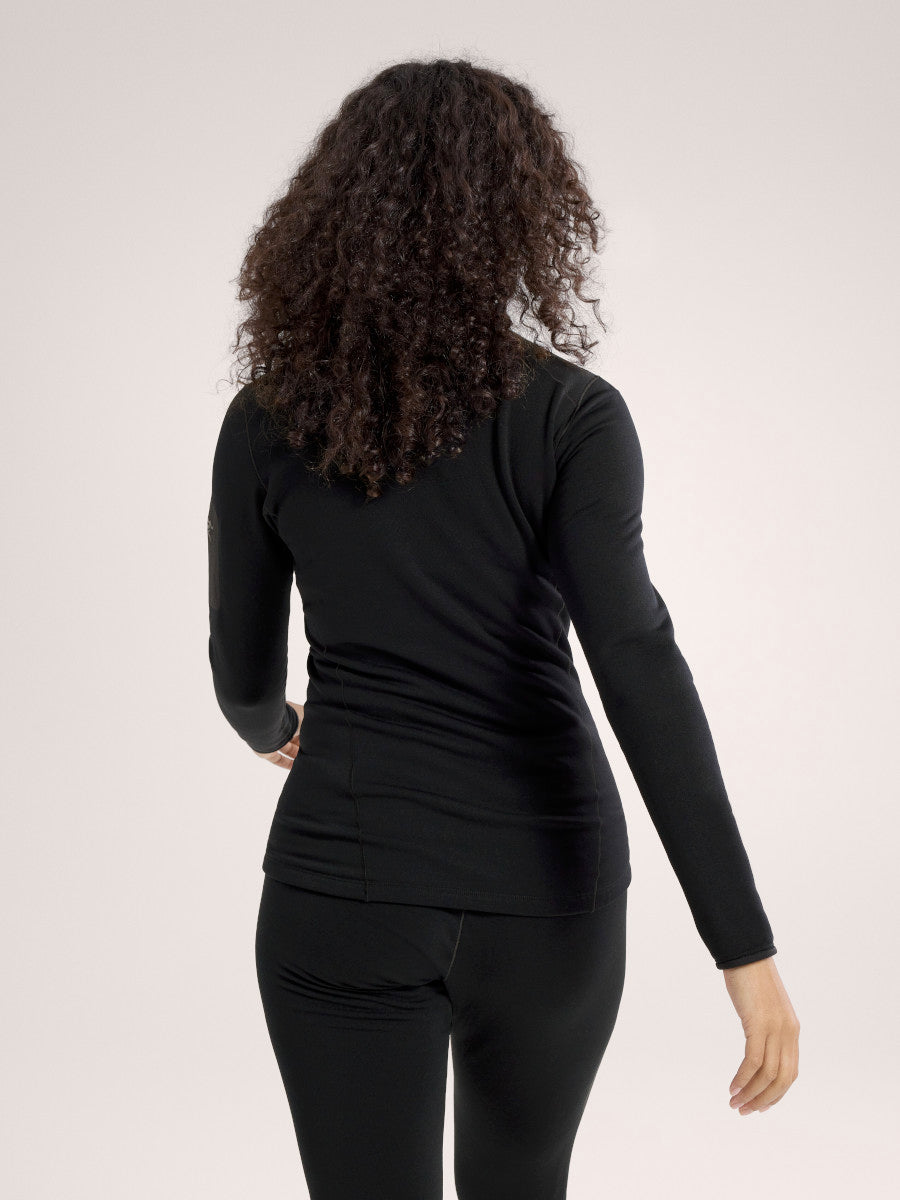 Arcteryx Womens Kyanite Baselayer Zip Neck