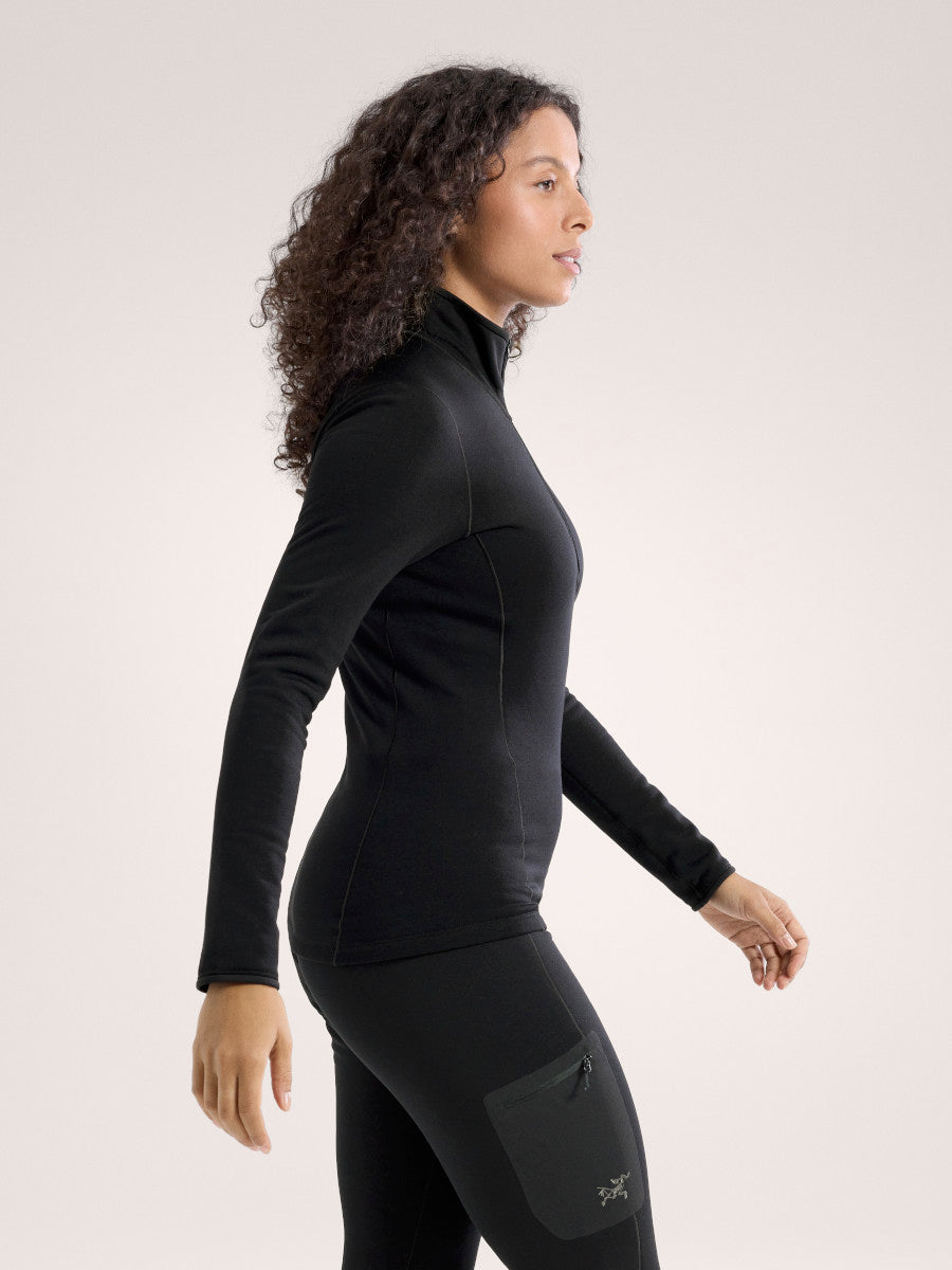 Arcteryx Womens Kyanite Baselayer Zip Neck