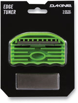 Dakine Edge Tuner Tool in its retail packaging, showing the green 90 degree file guide and separate diamond-pattern file in a clear blister