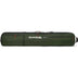 Dakine Fall Line Ski Roller Bag 190cm in Rosin, side view of the dark green bag showing the Dakine logo, zipped pocket and grab handles