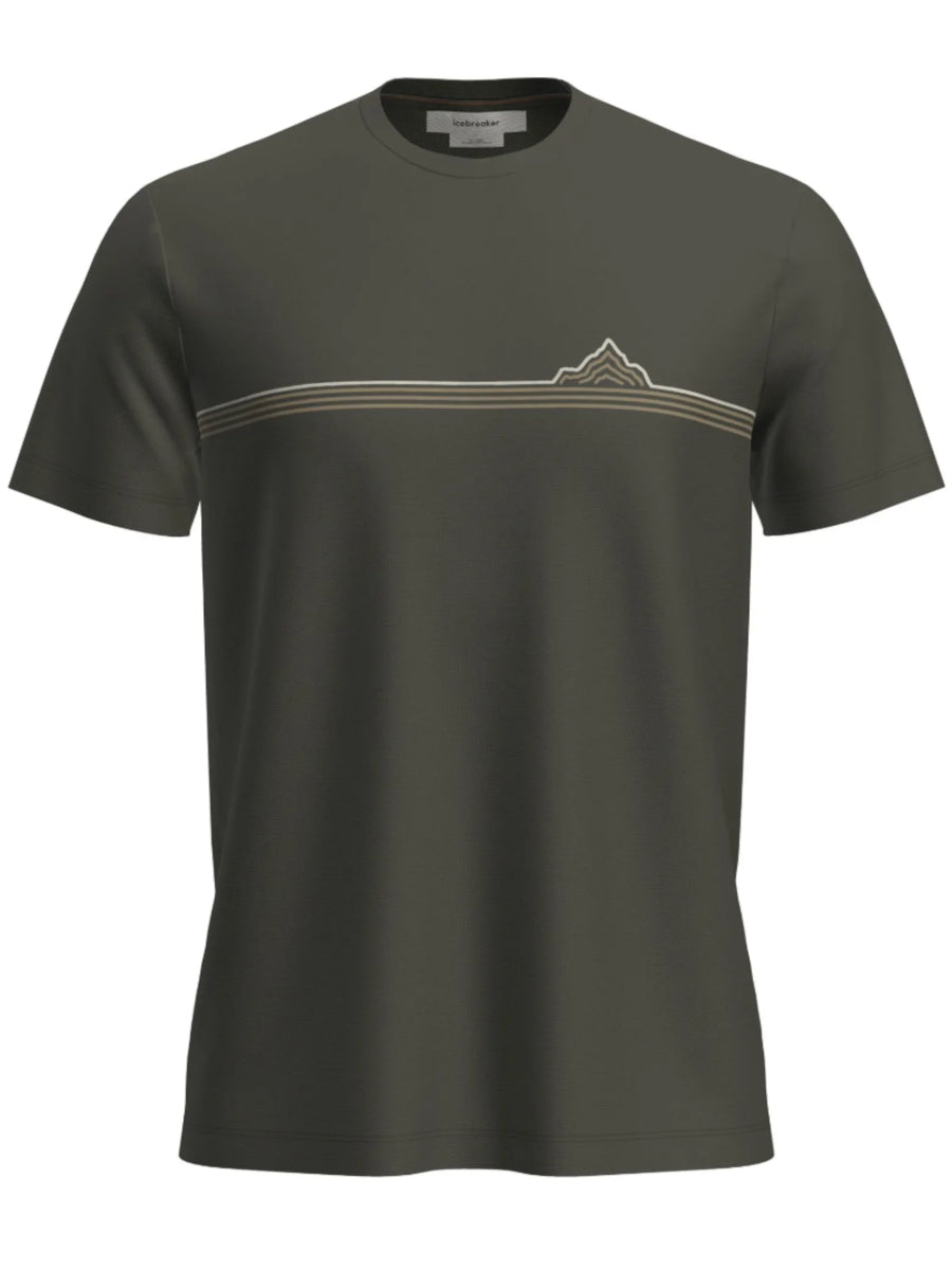 Icebreaker Merino 150 Tech Lite SS Tee Range Stripes