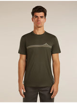 Icebreaker Merino 150 Tech Lite SS Tee Range Stripes
