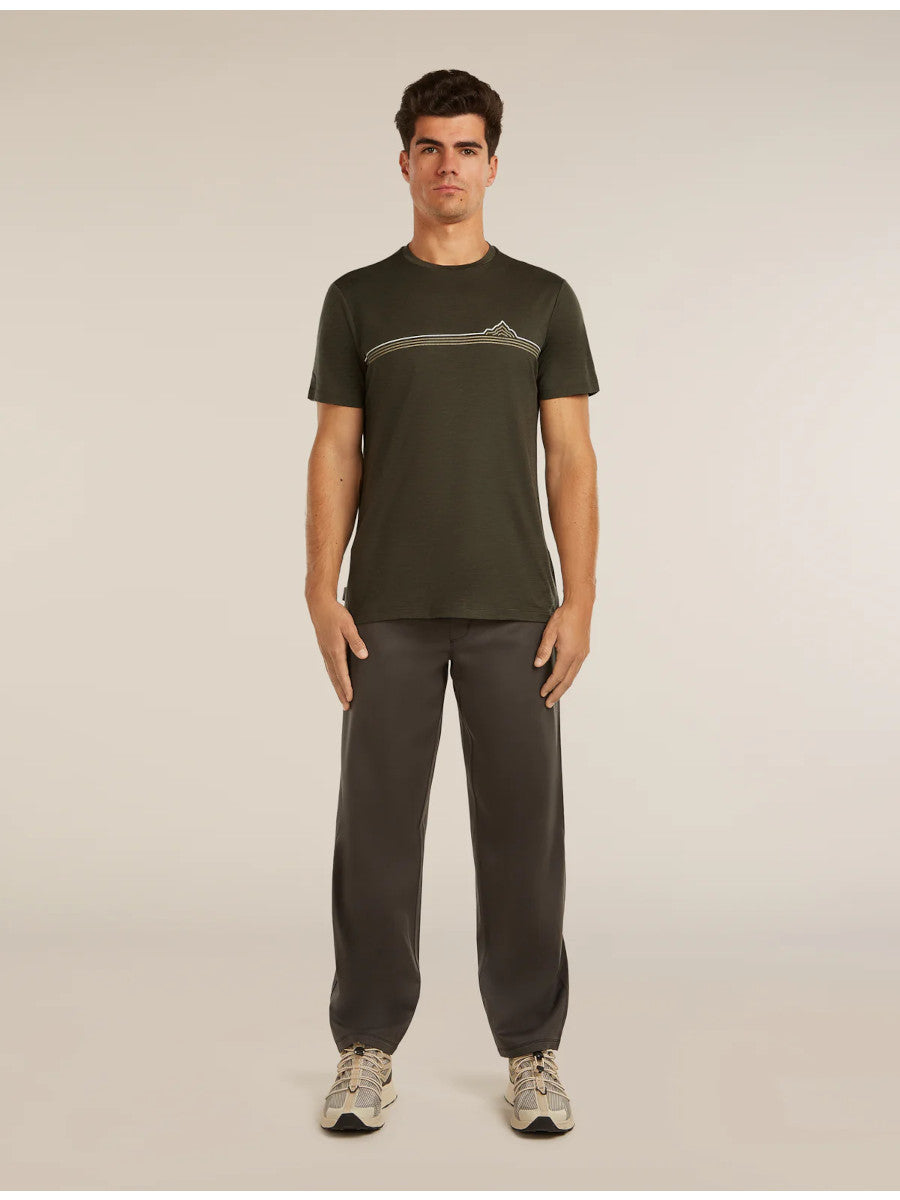 Icebreaker Merino 150 Tech Lite SS Tee Range Stripes