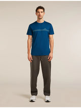 Icebreaker Merino 150 Tech Lite SS Tee Range Stripes