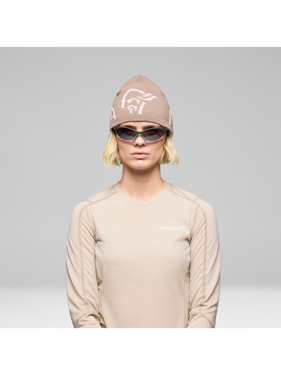 Norrona 29 MerinoUII Logo Beanie