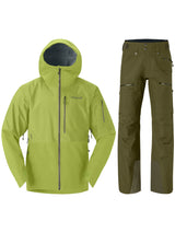 Norrona Lofoten GORE-TEX Set Dark Citron