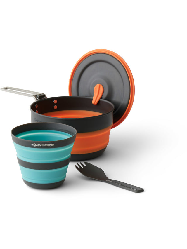 Sea To Summit Frontier UL Collapsible One Pot Cook Set 3 Piece 1L Pot