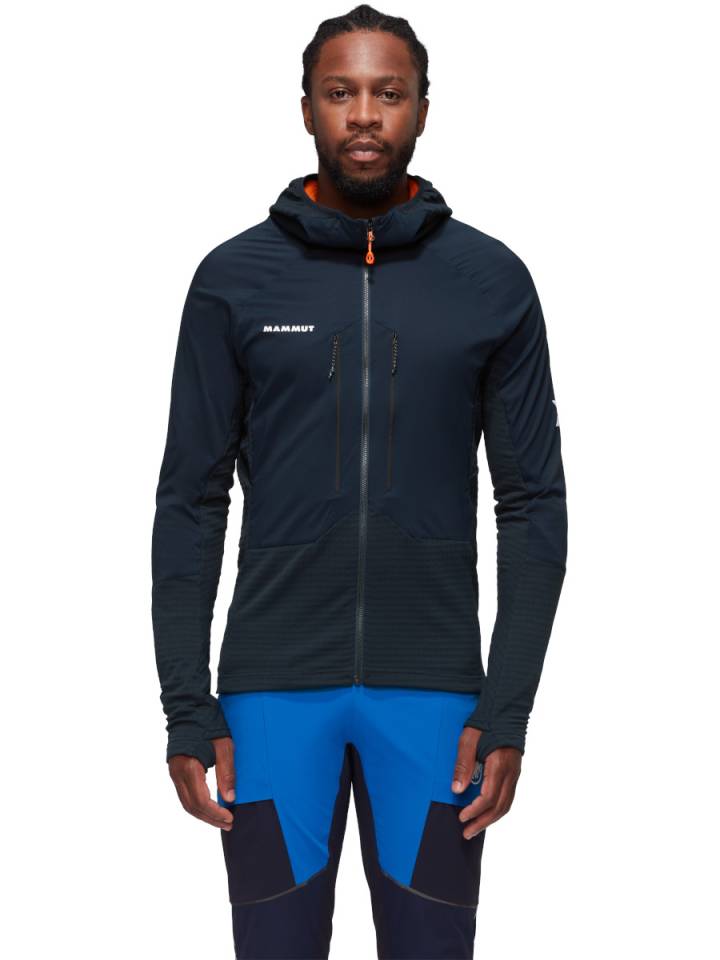 Hybrid hooded jacket deals