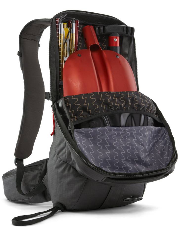 Patagonia SNOWDRIFTER PACK 20L S 黒 Patagonia Snow Drifter 20L Backpack - Ski