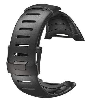 suunto core all black light elastomer strap