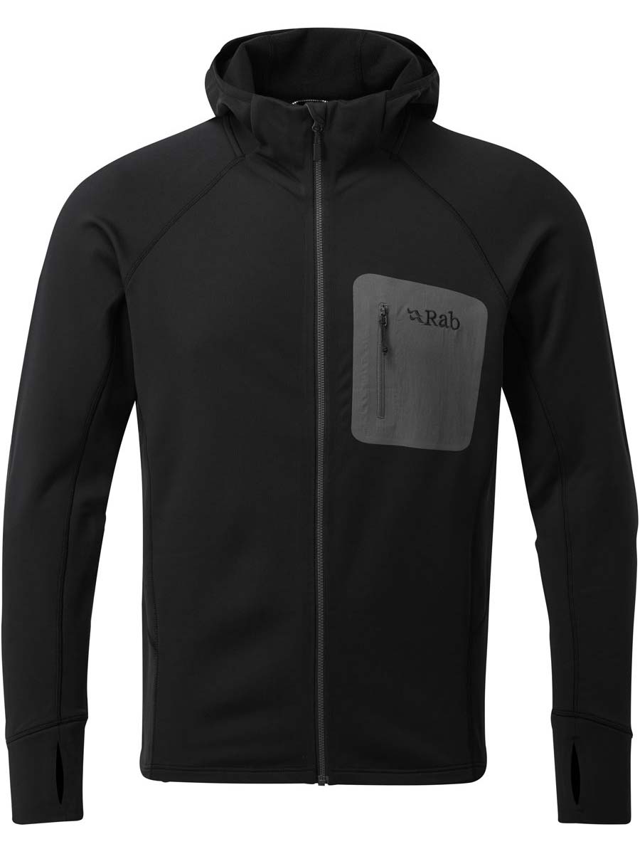rab hooded fleece